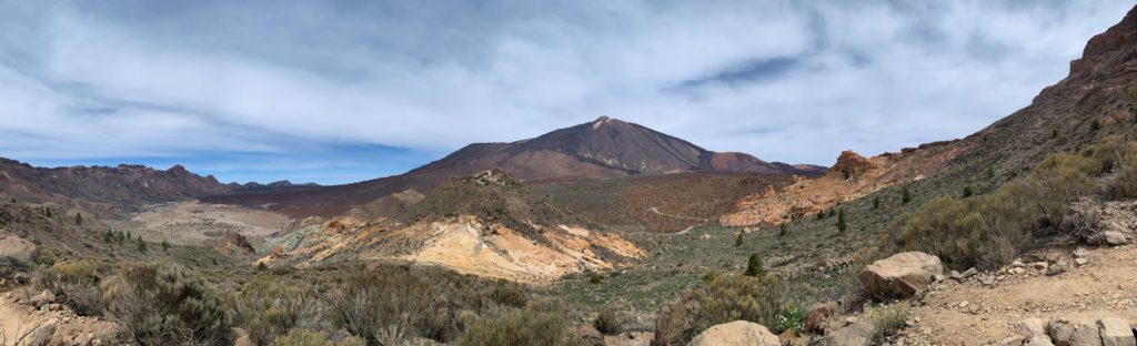 Panorama dans le parc du Teide